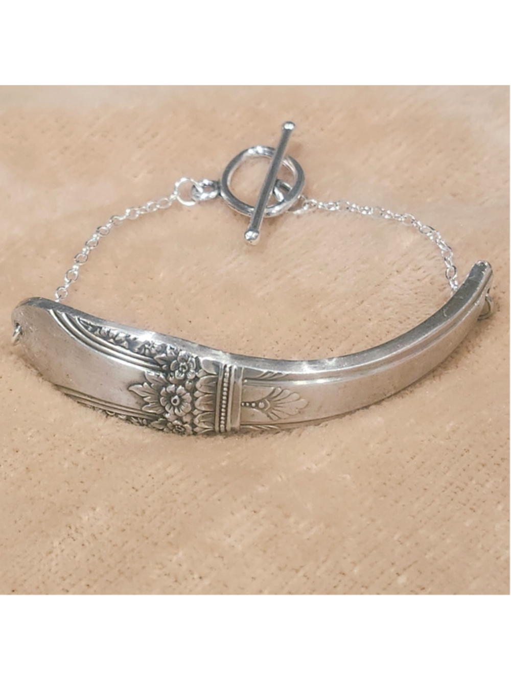 Rodgers bros First Love Silverplate Silverwear Bracelet handmade
